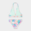 Maillot de bain 2 pièces beige fille