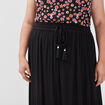 Jupe longue noir femme grande taille