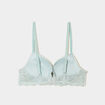 Lot 2 soutiens-gorge corbeille padd&eacute;s vert clair femme