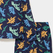Ensemble pyjama 2 pi&egrave;ces avec pantalon bleu marine gar&ccedil;on