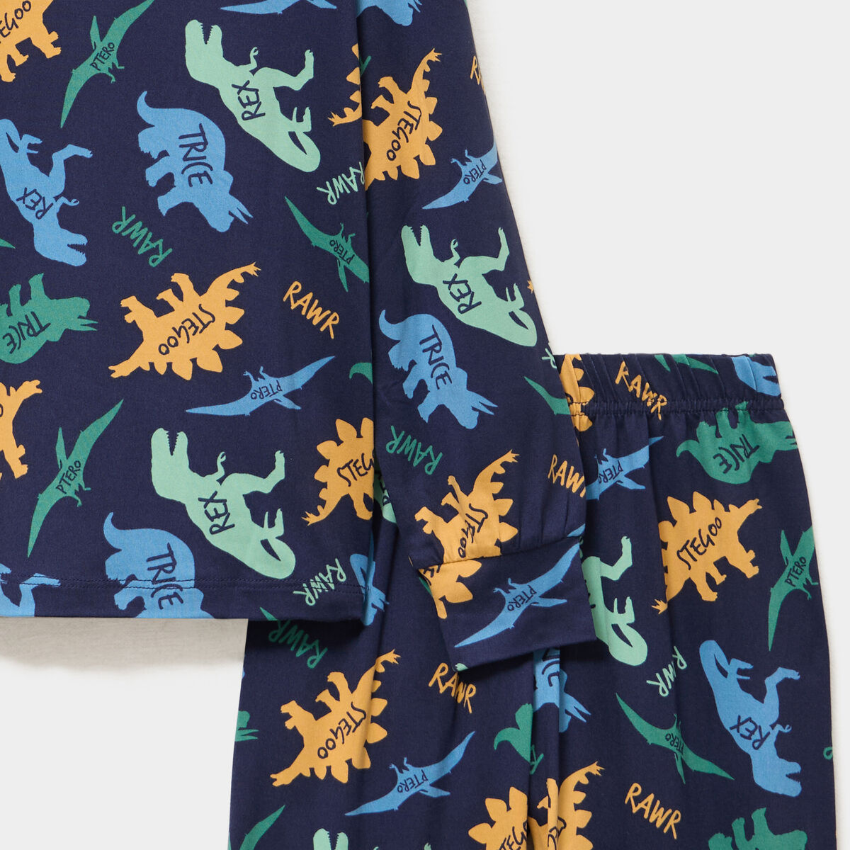 Ensemble pyjama 2 pi&egrave;ces avec pantalon bleu marine gar&ccedil;on