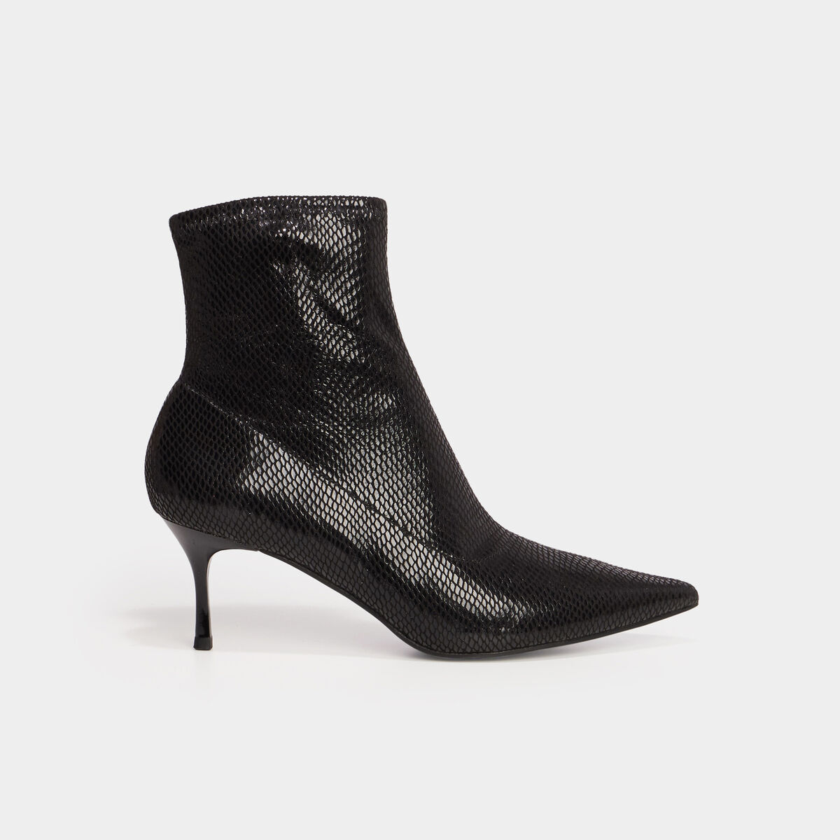 Bottines talons aiguilles Mosquitos noir femme