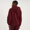 Sweat &agrave; capuche doublure effet sherpa violet fonc&eacute; femme