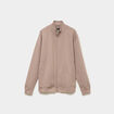 Gilet zipp&eacute; col montant gris homme