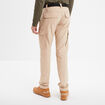 Pantalon cargo ceinture double boucle beige homme