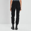 Pantalon cargo avec chaîne noir femme