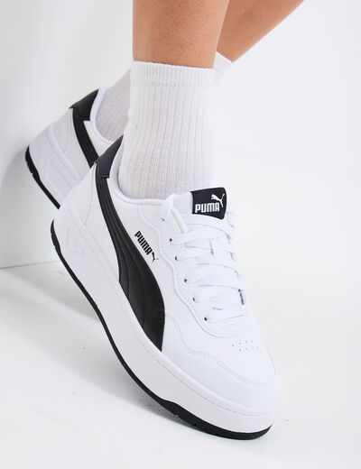 Tennis basses à lacets Puma blanc femme