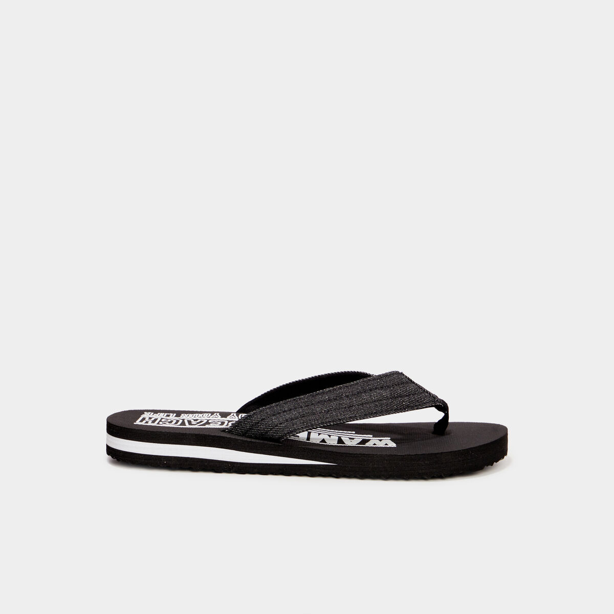 Tongs de plage noir homme