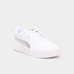 Tennis basses &agrave; lacets Carina 3.0 Puma gris argent femme