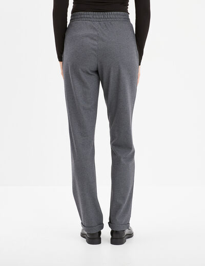 Pantalon de jogging slim gris foncé femme