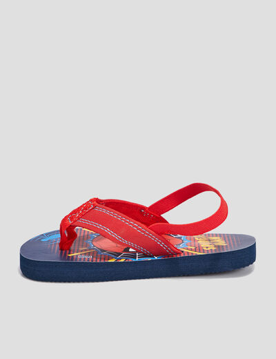 Tongs Spider-Man bleu marine garçon