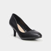Escarpins iris&eacute;s noir femme