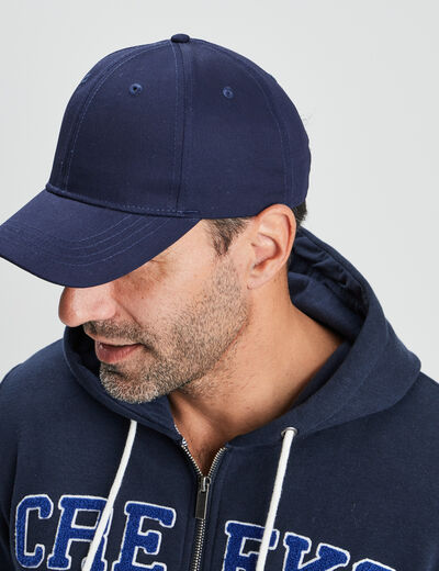 Casquette bleu marine homme