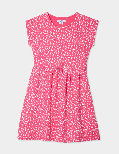 Robe droite sans manches rose fushia fille