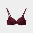 Soutien-gorge maxi push-up prune femme