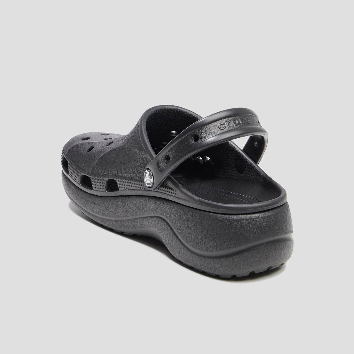 Sabots plateformes Crocs noir femme