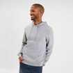 Sweat molleton &agrave; capuche hoodie gris clair homme