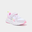 Baskets running &agrave; scratchs Puma Trinity rose clair fille