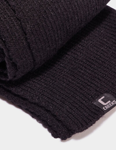 Écharpe Creeks noir homme