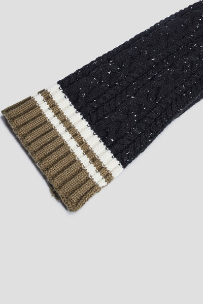 Écharpe noir homme