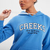 Sweat &agrave; capuche hoodie bleu femme