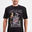 T-shirt manches courtes Beetlejuice noir homme