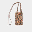 Pochette de téléphone sable femme