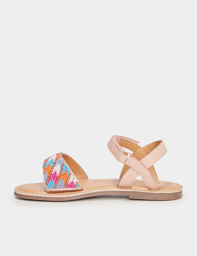 Sandales avec perles Creeks multicolore fille