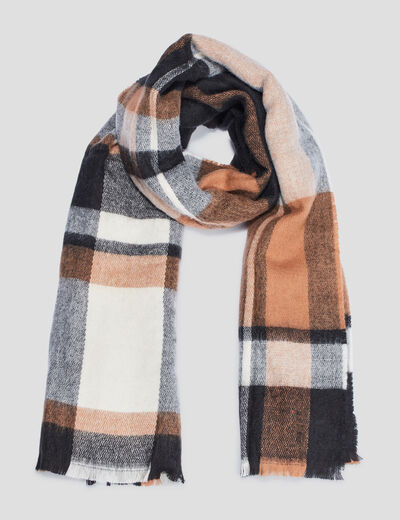 Écharpe multicolore femme