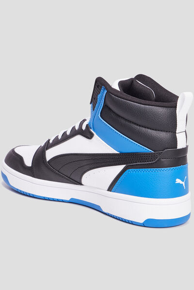 Baskets montantes à lacets Puma Rebound bleu homme