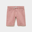 Bermuda en jean straight 5 poches vieux rose homme
