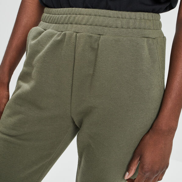 pantalon jogging slim taille elastiquee vert kaki femme Pantalon jogging slim taille élastiquée vert kaki femme