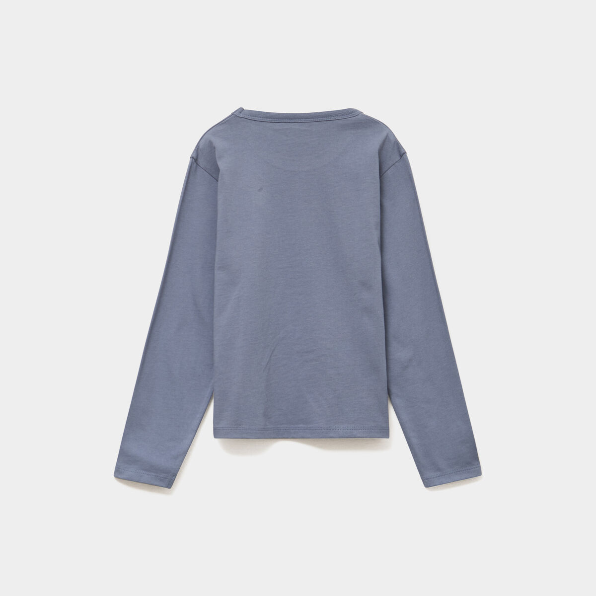 T-shirt manches longues coton Stitch gris clair fille