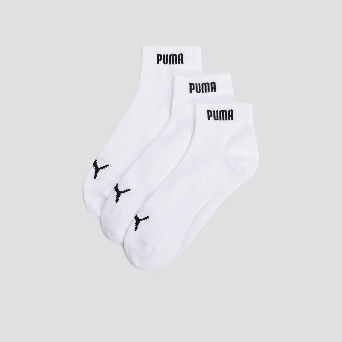 Lot 3 paires de chaussettes PUMA blanc homme
