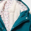 Parka 3-en-1 imperm&eacute;able fourr&eacute;e vert fonc&eacute; fille