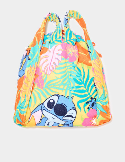 Serviette sac de plage 2-en-1 Stitch multicolore fille