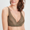 Soutien-gorge foulard vert kaki femme