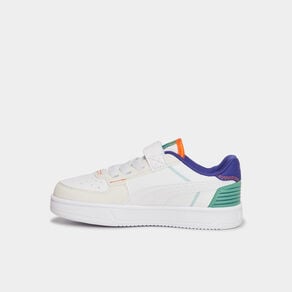 tennis basses a scratchs puma caven blanc garcon Tennis basses à scratchs Puma Caven blanc garçon
