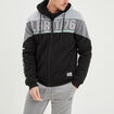Sweat hoodie zippé à capuche Liberto noir homme