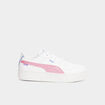 Tennis basses à lacets Puma Carina Deep rose fushia fille