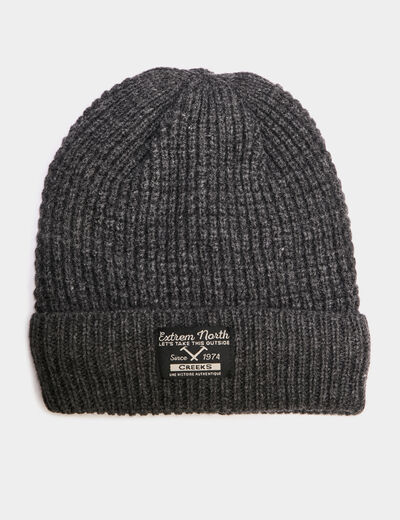 Bonnet Creeks gris foncé homme