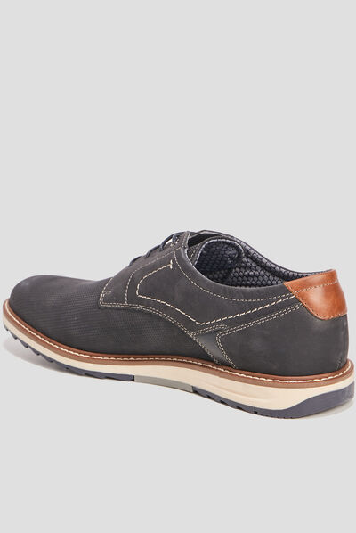 Derbies lacées bleu marine homme
