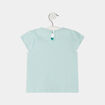 Ensemble t-shirt et short ecru bébé fille
