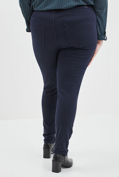 Jegging bleu marine femme grande taille