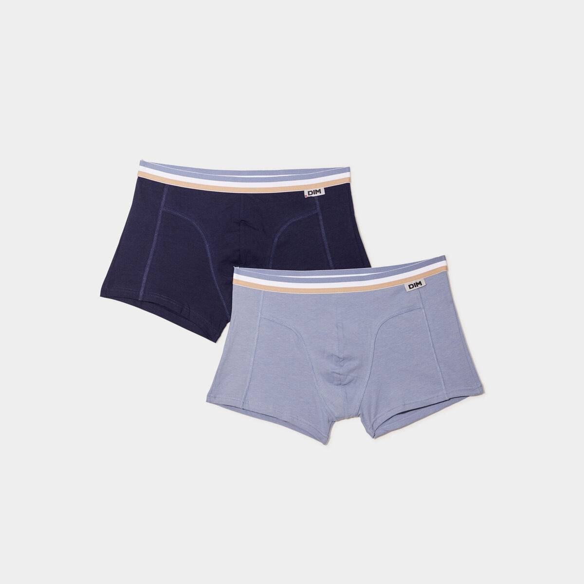 Lot de 2 boxers coton stretch DIM Ecodim denim brut homme