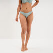 Culotte microfibre sans coutures vert clair femme