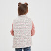 Doudoune sans manches col montant Creeks beige fille