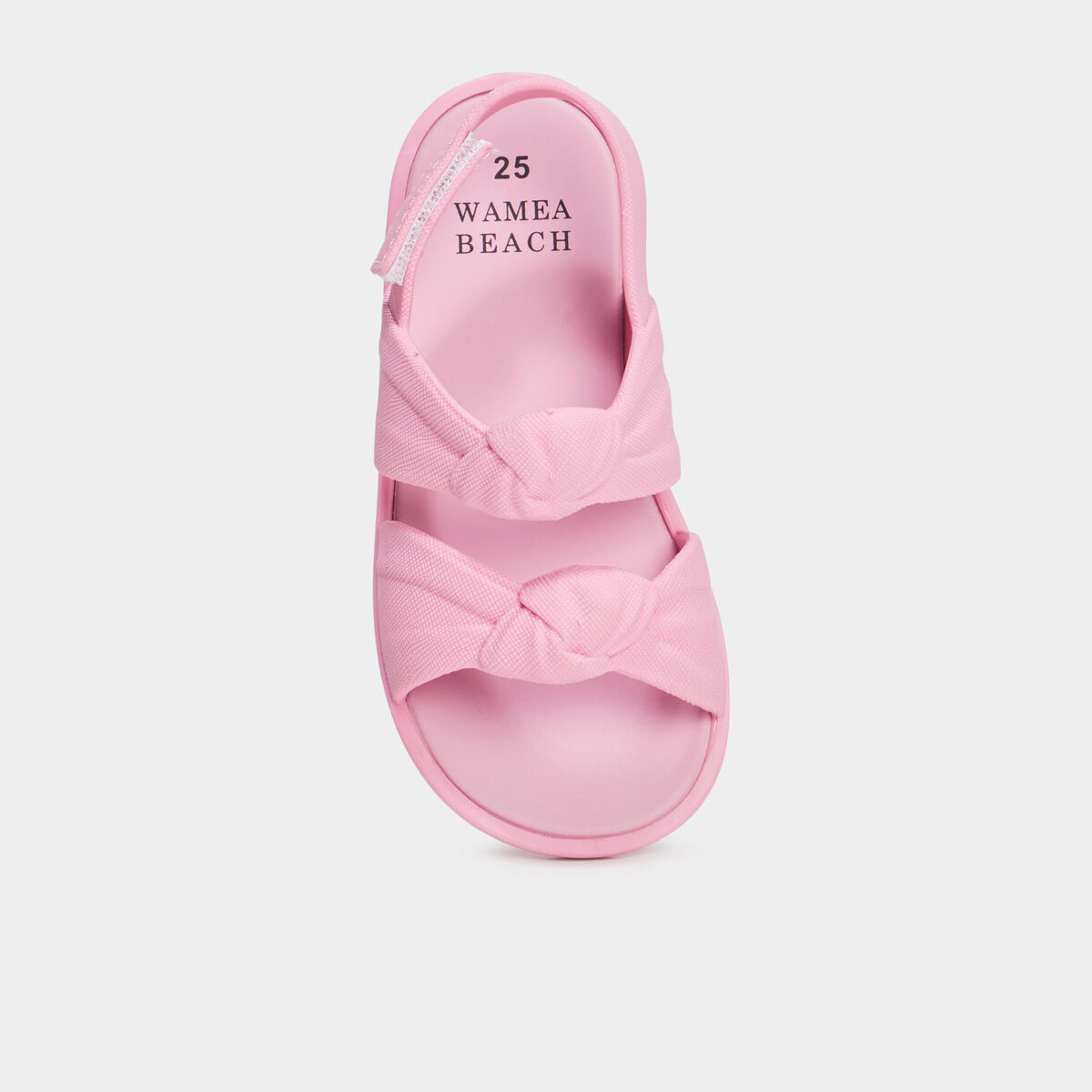 Sandales de plage noeuds Wamea Beach rose fille