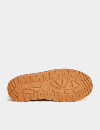 Boots compensées fourrées Creeks marron femme