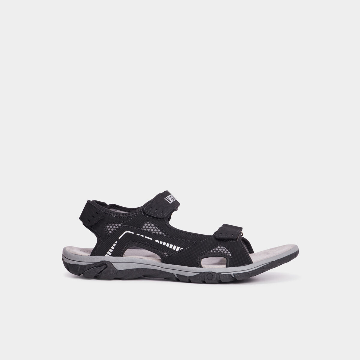 Sandales à scratchs noir homme